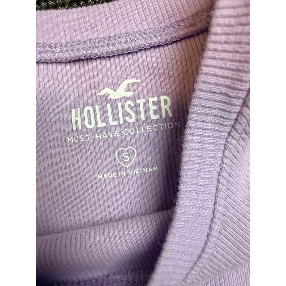 Hollister Must-Have Collection Ribbed Tank Top Bundle Purple Pink Small 2 Pack - Picture 6 of 6